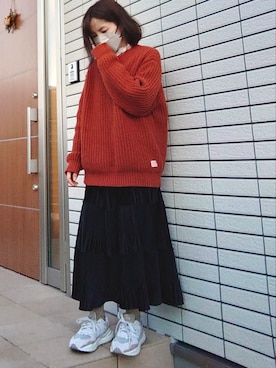 「Java（ジャバ）のアイテム」を使った、ふくもちさん（レディース・151cm）の冬コーディネート
