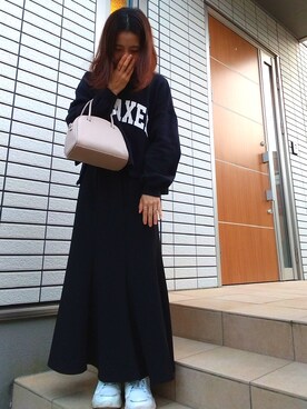 「ジーユー(GU)」｜ふくもちさん（レディース・151cm）の春コーディネート