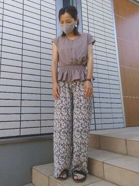 ふくもちさん（レディース・151cm）の夏コーディネート