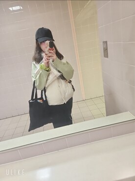 「Honeys（ハニーズ）のアイテム（ベスト）」を使った、namiさん（レディース・161cm）の秋コーディネート