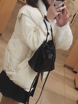 「Honeys（ハニーズ）のアイテム（ベスト）」を使った、namiさん（レディース・161cm）の春コーディネート