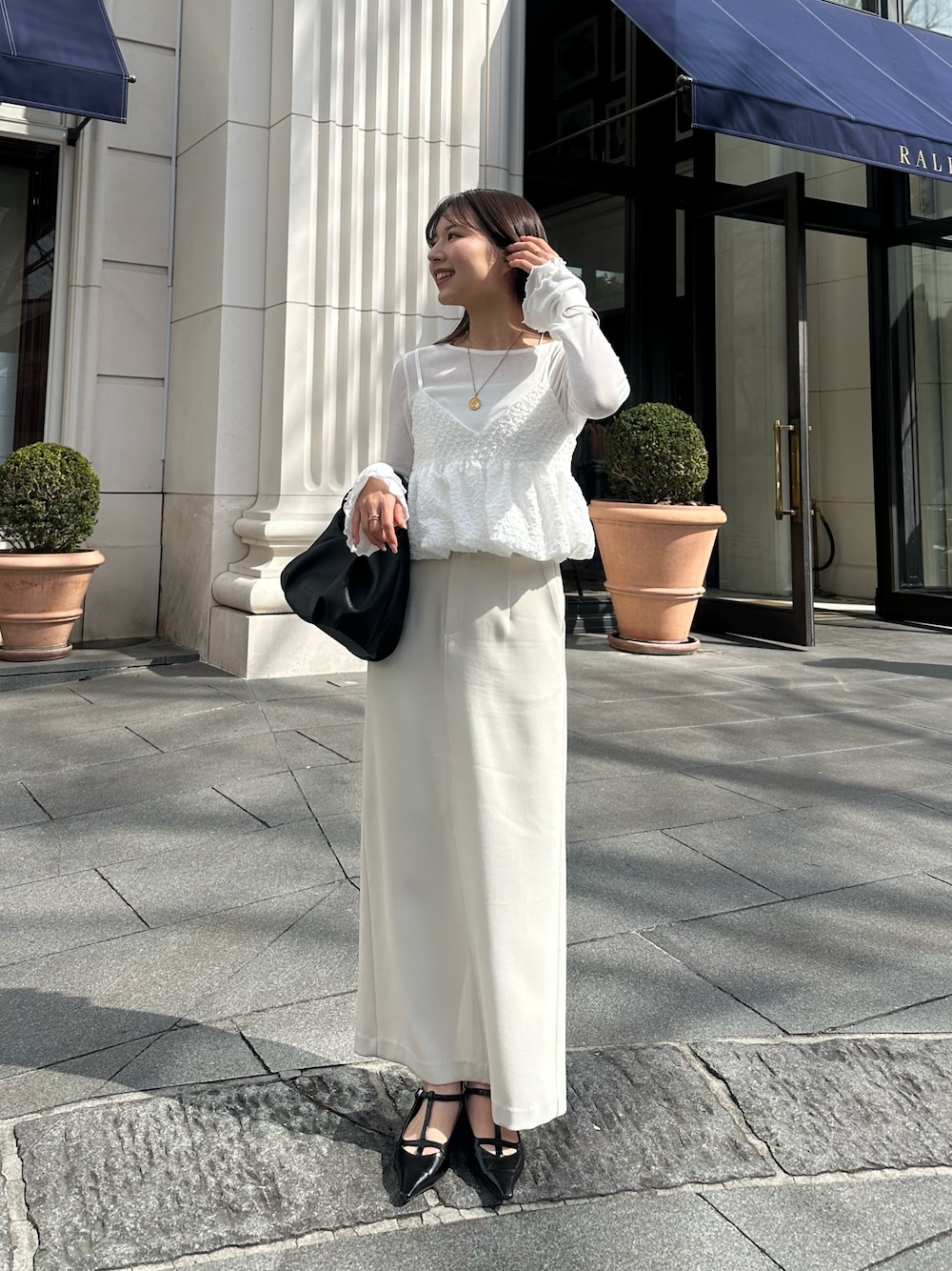 LE'MAGE×gemeilコラボ】バブルバルーンキャミを使った人気ファッション