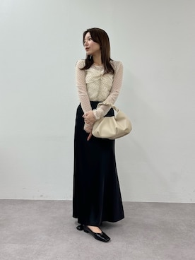 misaki_lemageさん（レディース・158cm）の冬コーディネート