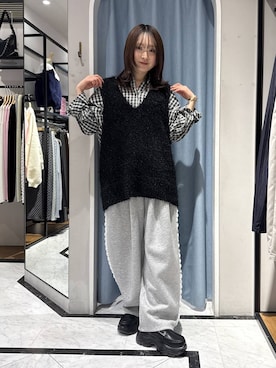 hinaさん（レディース・156cm）の冬コーディネート