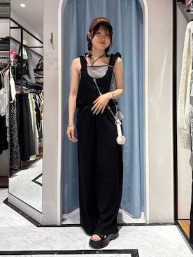 「アイテム（オールインワン・サロペット）」を使った、hinaさん（レディース・156cm・20代）の夏コーディネート