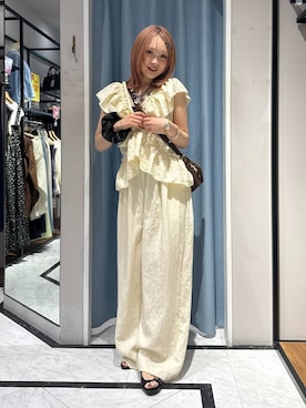 「アイテム（サロペット/オーバーオール）」を使った、hinaさん（レディース・156cm・20代）の夏コーディネート