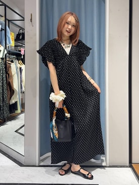 「アイテム（バンダナ/スカーフ）」を使った、hinaさん（レディース・156cm・20代）の夏コーディネート