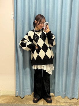 「アイテム（サンダル）」を使った、hinaさん（レディース・156cm・20代）の秋コーディネート