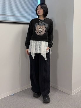 Ruuさん（レディース・158cm）の冬コーディネート