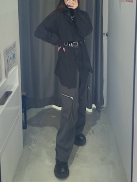 「PAGEBOY（ページボーイ）のアイテム（ワンピース）」を使った、Ruuさん（骨格ナチュラル・レディース・158cm）の冬コーディネート