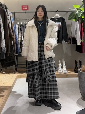 Ruuさん（レディース・158cm）の冬コーディネート