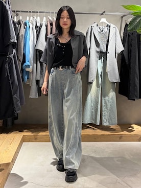 「PAGEBOY（ページボーイ）のアイテム」を使った、Ruuさん（レディース・158cm）の夏コーディネート