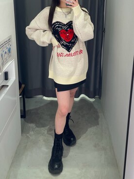 Ruuさん（レディース・158cm）の冬コーディネート