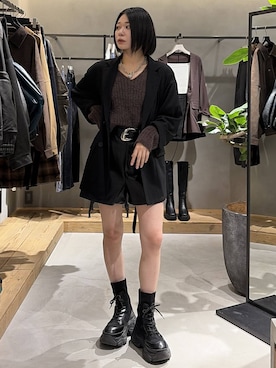 Ruuさん（レディース・158cm）の秋コーディネート