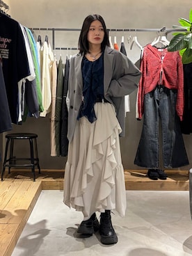 Ruuさん（レディース・158cm）の春コーディネート