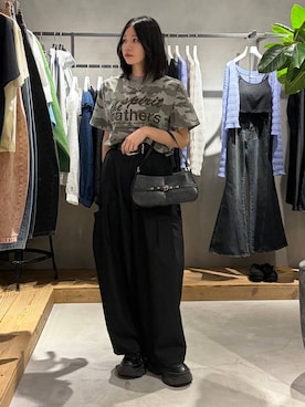 「PAGEBOY（ページボーイ）のアイテム」を使った、Ruuさん（レディース・158cm）の春コーディネート