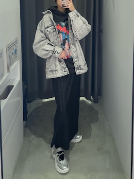 「PAGEBOY（ページボーイ）のアイテム（ジャケット/アウター）」を使った、Ruuさん（骨格ナチュラル・レディース・158cm）の冬コーディネート