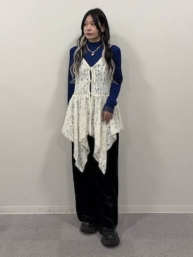 「アイテム（チュニック）」を使った、Ruuさん（レディース・158cm・20代）の秋コーディネート