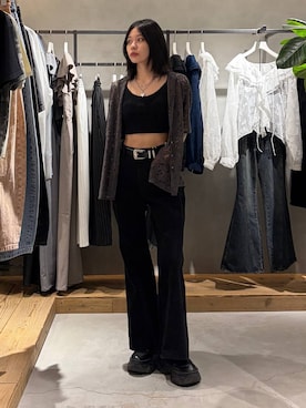 「PAGEBOY（ページボーイ）のアイテム（パンツ）」を使った、Ruuさん（レディース・158cm）の春コーディネート