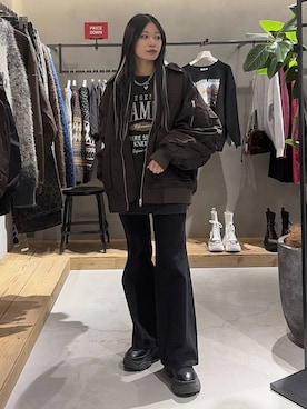 Ruuさん(レディース・158cm)の冬コーディネート