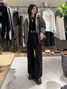 Ruuさん（レディース・158cm）の冬コーディネート