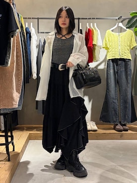 「PAGEBOY（ページボーイ）のアイテム（バッグ）」を使った、Ruuさん（レディース・158cm）の春コーディネート