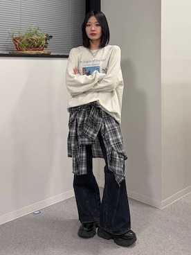 Ruuさん（レディース・158cm）の春コーディネート