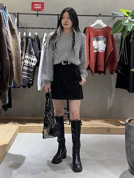 Ruuさん(レディース・158cm)の冬コーディネート