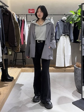 Ruuさん（レディース・158cm）の冬コーディネート