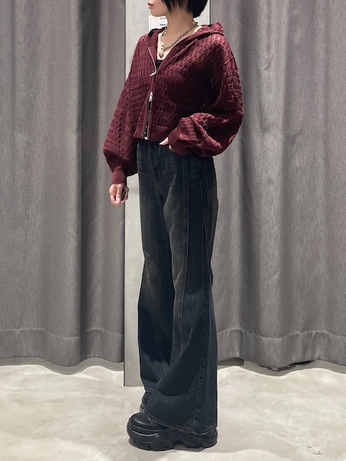 パーカー リーフメッシュジップパーカー レディース PAGEBOY パーカー リーフメッシュジップパーカー レディース