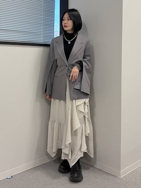 Ruuさん(レディース・158cm)の冬コーディネート