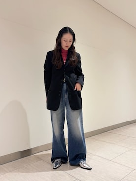 「ODETTE E ODILE」｜鉄崎さん（レディース・164cm）の冬コーディネート
