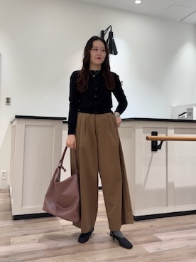 「ODETTE E ODILE」｜鉄崎さん（レディース・164cm）の冬コーディネート