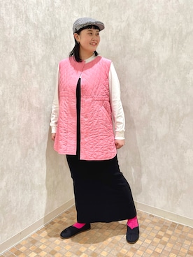 「yield（イールド）のアイテム」を使った、chihi.sさん（レディース・167cm）の冬コーディネート