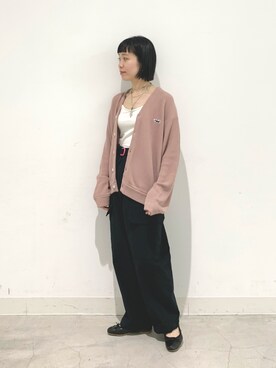 「So_lemn（ソレム）のアイテム」を使った、つなしまあゆみさん（レディース・153cm）の春コーディネート