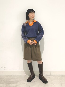 つなしまあゆみさん（レディース・153cm）の冬コーディネート