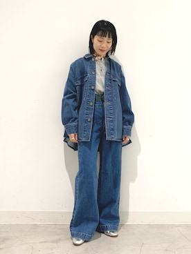 「ROLLA'S（ローラス）のアイテム」を使った、つなしまあゆみさん（レディース・153cm）の冬コーディネート
