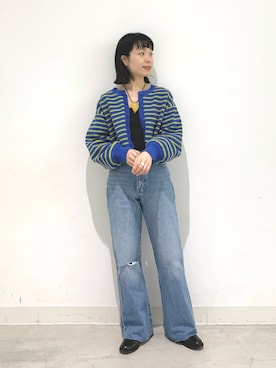 「ROLLA'S（ローラス）のアイテム」を使った、つなしまあゆみさん（レディース・153cm）の冬コーディネート