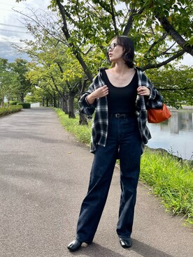 「Re:EDIT（リエディ）の足袋ブーツ（ブーツ）」を使った、Koharu.uさん（レディース・164cm）の秋コーディネート