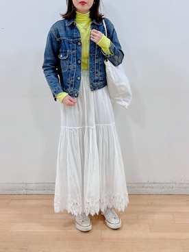 「orSlow（オアスロウ）のアイテム（ジャケット/アウター）」を使った、Koharu.uさん（レディース・164cm）の春コーディネート