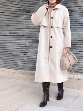 Koharu.uさん（レディース・164cm）の冬コーディネート