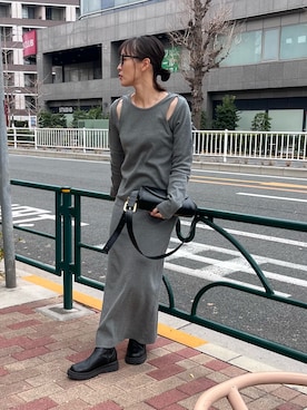 Koharu.uさん（レディース・164cm）の冬コーディネート