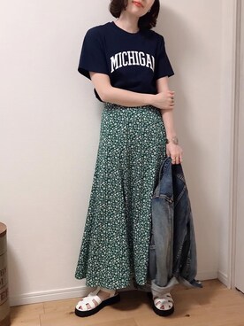 「orSlow（オアスロウ）のアイテム（ジャケット/アウター）」を使った、Koharu.uさん（レディース・164cm）の春コーディネート