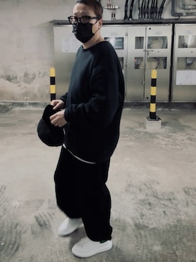 「Alexander McQueen（アレキサンダーマックイーン）のアイテム」を使った、bubuvvさん（メンズ・174cm）の冬コーディネート