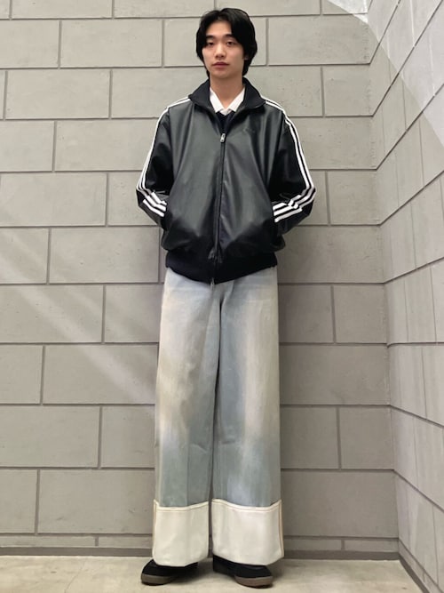 ビンテージ ワイドレッグ ジーンズ / アディダスオリジナルス adidas