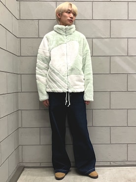 「adidas（アディダス）のアイテム（ブルゾン）」を使った、MYさん（メンズ・180cm）の秋コーディネート