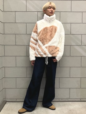 「adidas（アディダス）のアイテム（ブルゾン）」を使った、MYさん（メンズ・180cm）の秋コーディネート