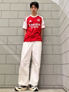 「アイテム（Tシャツ/カットソー）」を使った、MYさん（メンズ・180cm）の夏コーディネート