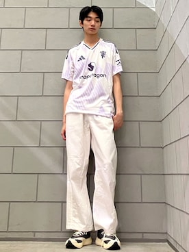 「アイテム（パンツ）」を使った、MYさん（メンズ・180cm）の夏コーディネート