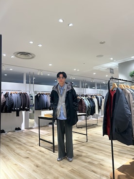 「秋のシャツ着こなし術」｜「アイテム（その他アウター）」を使った、0706okamutsukingさん（メンズ・183cm）の秋コーディネート